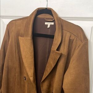 Stylish Brown Double-Breasted Jacket